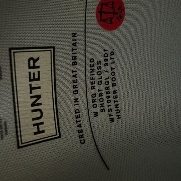 Hunter Womens Short Gloss Rain Boots Size 6 - Picture 3 of 10